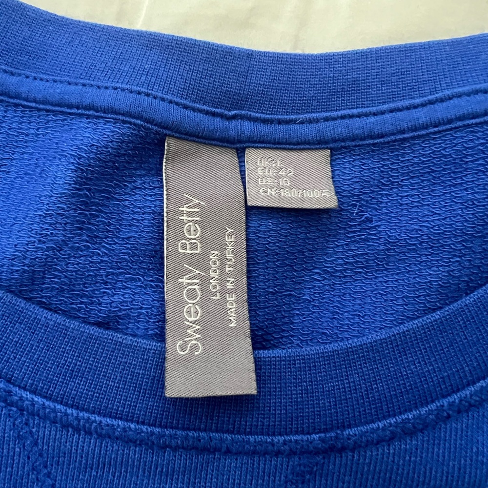 Sweaty Betty Thin Sweatshirt Sz L - Picture 3 of 4